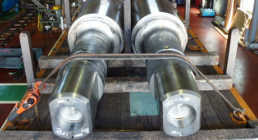 BTA加工圧延ロール給油孔の偏芯加工