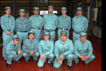 BTA 九州工場ユニフォーム一新